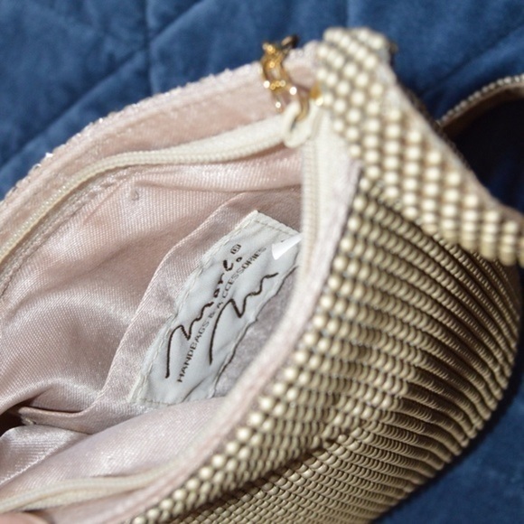 Marlo Beaded Handbag / Minaudiere with Fringe - Picture 4 of 7